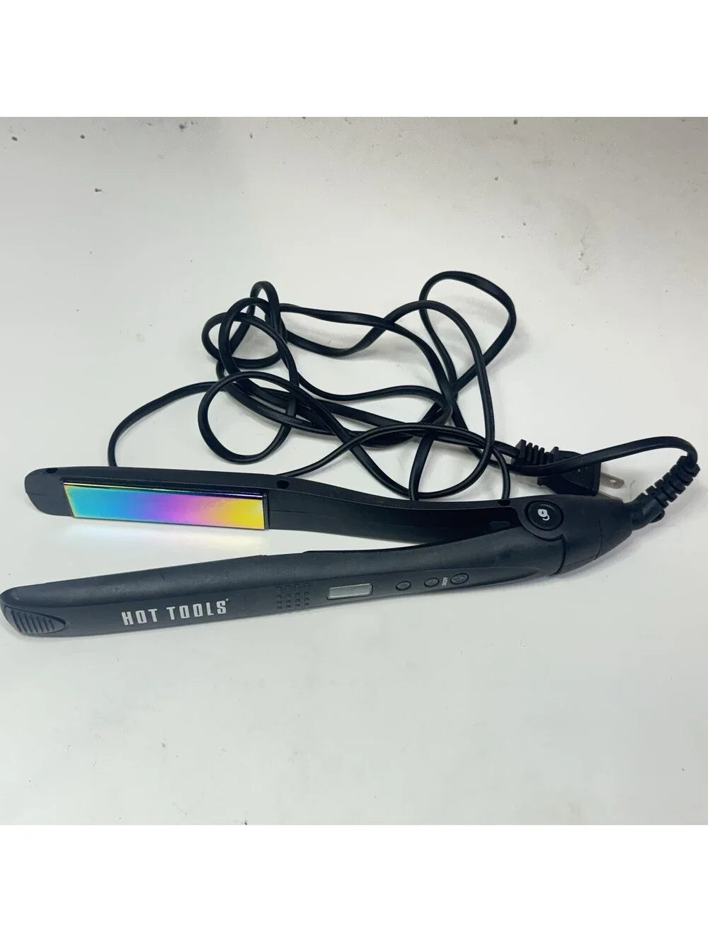 Hot Tools HT7109 Professional 1” Tourmaline Ceramic Flat Iron Hair Straightener
